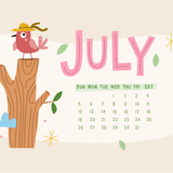 July 2021 Calendar Wallpapers
