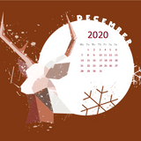 December 2020 Calendar Wallpapers