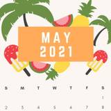 May 2021 Calendar Wallpapers
