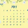 May 2024 calendar wallpapers