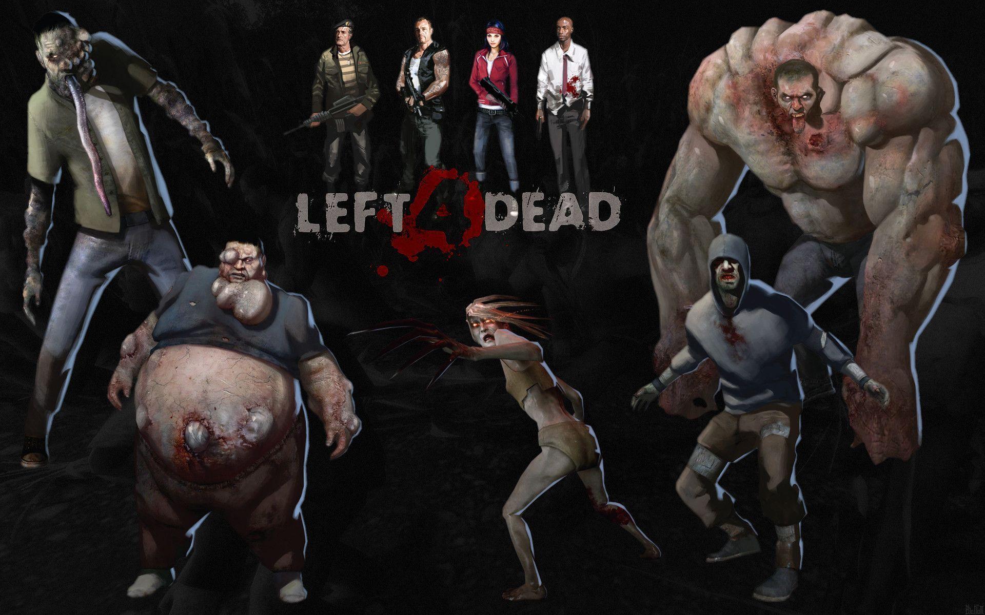 Left 4 Dead 4D Game Wallpaper