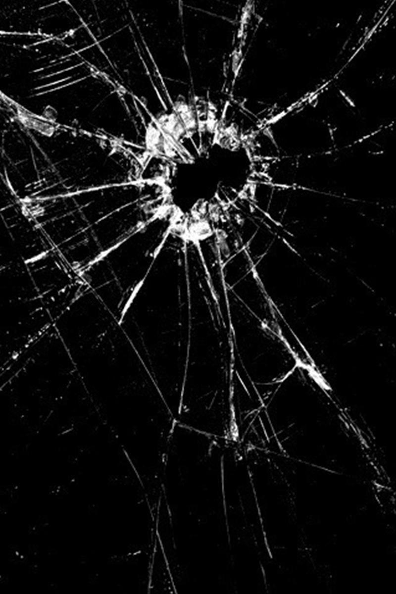 Cracked Black Screen Android Wallpaper. Phone wallpaper