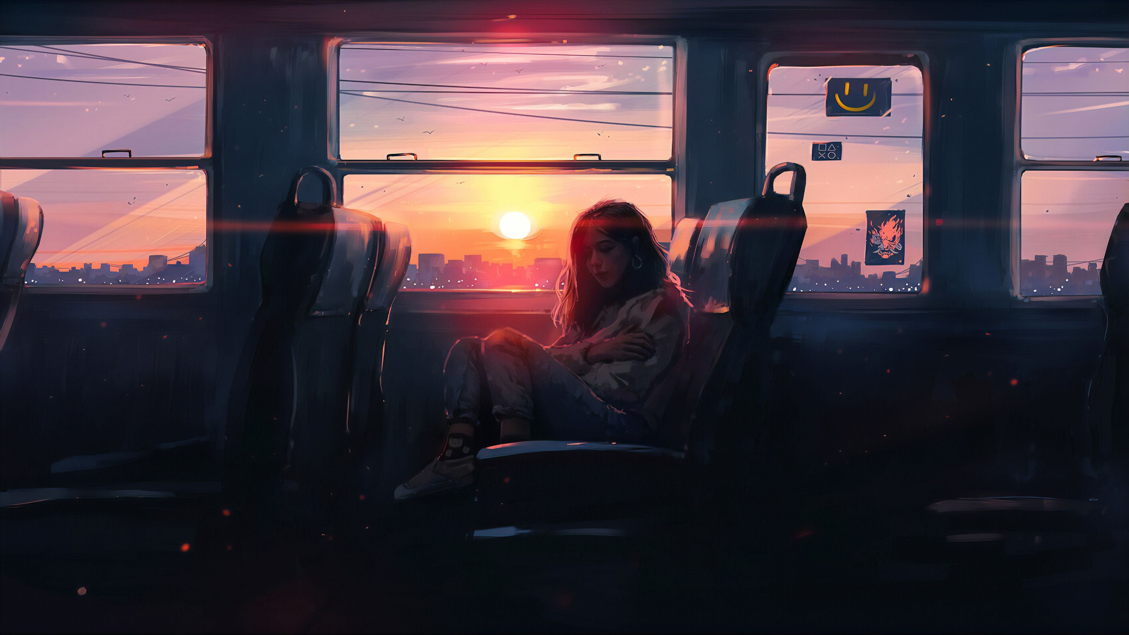 Alone Bus Ride, HD Artist, 4k Wallpaper, Image, Background, Photo and Picture
